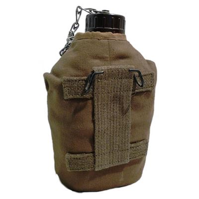 French water bottle with sheath ALU used