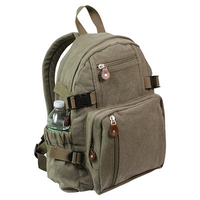 Backpack VINTAGE OLIVE preshrunk