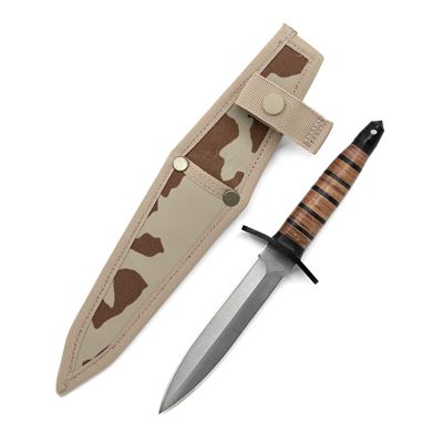 Dagger with leather handle and sheath vz.95 DESERT