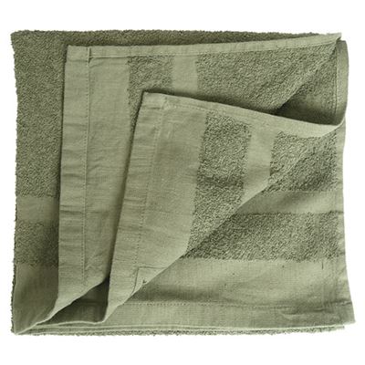 Dutch terry towel OLIVE used
