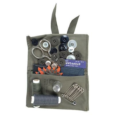 BW Sewing kit with scissors used