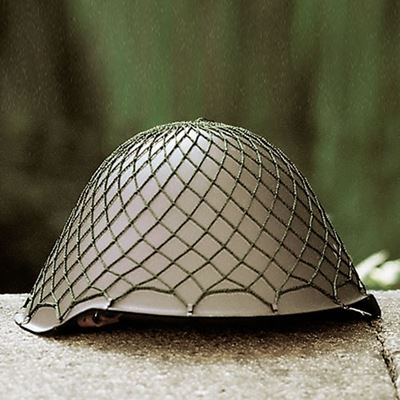 NVA helmet with camouflage nets OLIVE