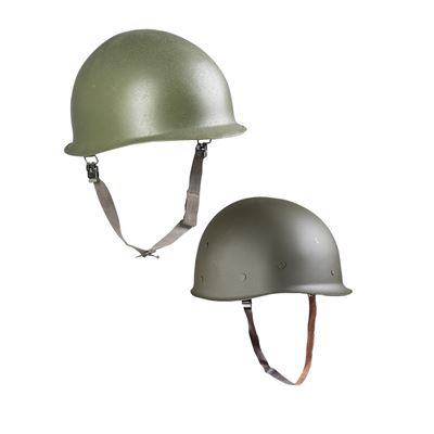 U.S. M1 helmet with liner and coating WOODLAND used