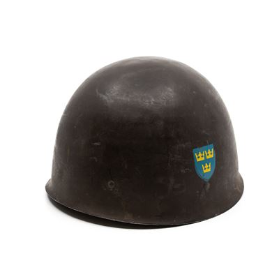 SWEDISH M37/65 helmet used