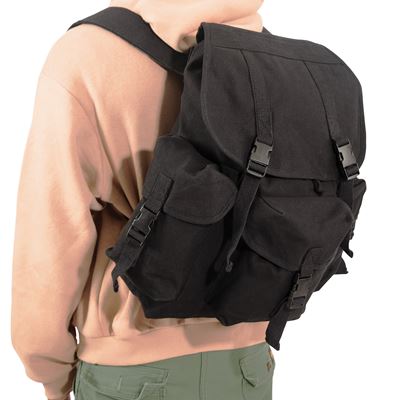 Backpack canvas Outfitter BLACK