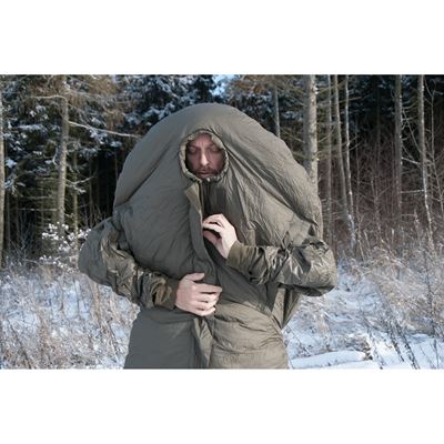 Survival ONE OLIVE - GREEN Extreme Sleeved Sleeping Bag CARINTHIA 92070 7