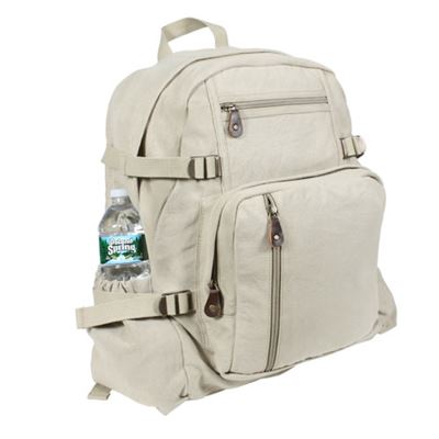 VINTAGE JUMBO Backpack KHAKI