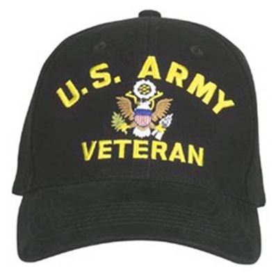 Beanie U.S. ARMY VETERAN BASEBALL BLACK