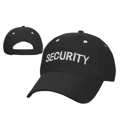 Hat SECURITY BASEBALL BLACK