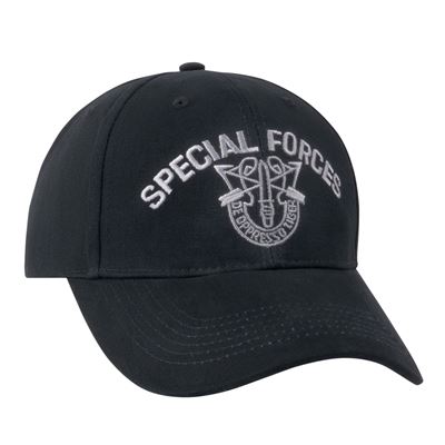 Hat SPECIAL FORCES BLACK BASEBALL