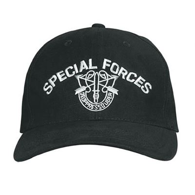 Hat SPECIAL FORCES BLACK BASEBALL