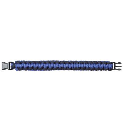 Paracord Survival Bracelet blue-black