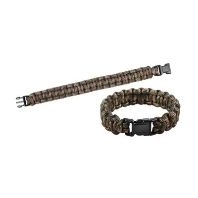 WOODLAND Paracord Survival Bracelet