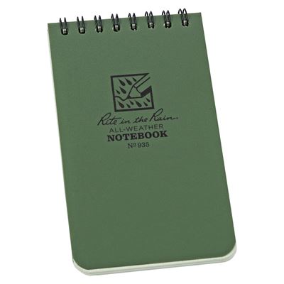 GREEN Notebook Small RITE IN THE RAIN