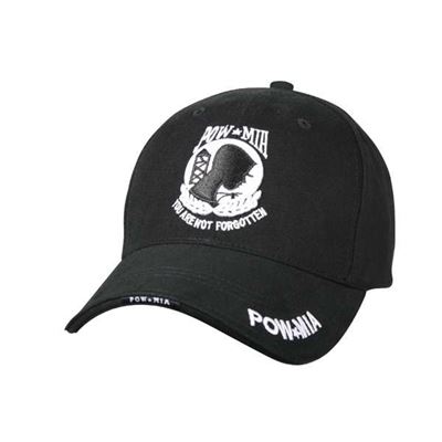 Hat DELUXE POW / MIA BLACK BASEBALL