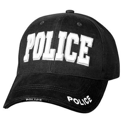 Hat DELUXE POLICE BLACK BASEBALL