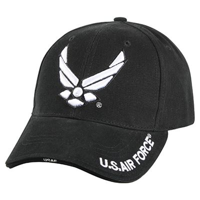 Hat DELUXE NEW WING AIR FORCE BASEBALL BLACK