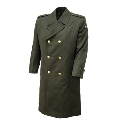 Walking coat 97 ACR gold buttons OLIV