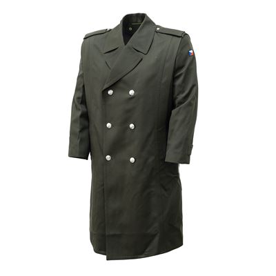Walking coat 97 ACR silver buttons OLIV