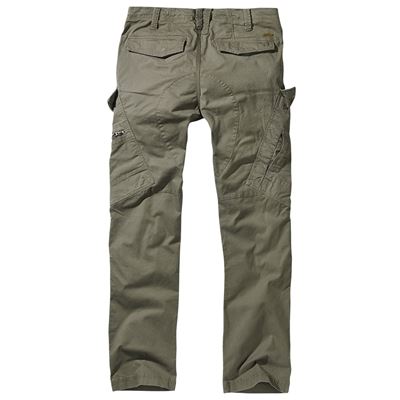 ADVEN SLIM FIT trousers OLIV
