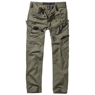 ADVEN SLIM FIT trousers OLIV