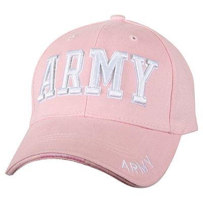 Deluxe Army Embroidered Low Profile Insignia Cap PINK