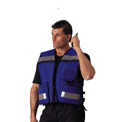 Reflective vest EMS BLUE