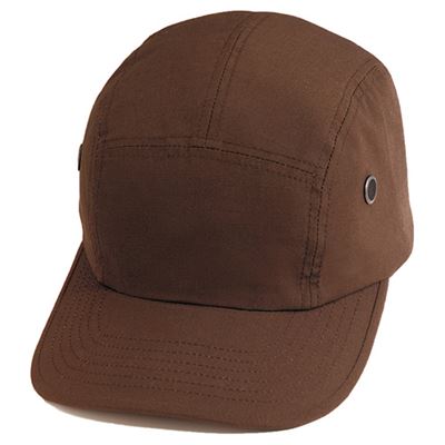 Hat with side air vents BROWN