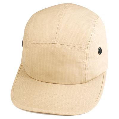 Hat with side air vents rip-stop KHAKI