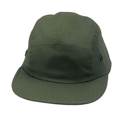 Hat with side air vents rip-stop OLIVE