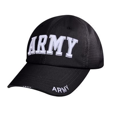 ARMY Mesh Back Tactical Cap BLACK