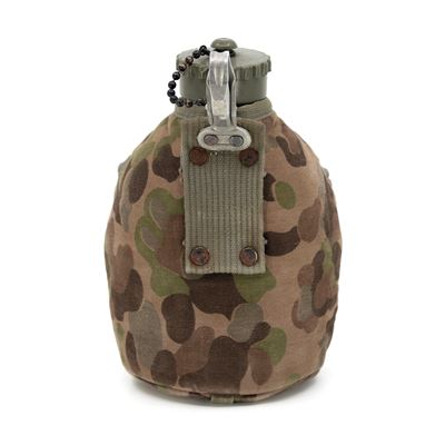 AUSTRIA ALU field canteen with drinking spout and K4 cover, second-hand Austrian Army 9633045 2