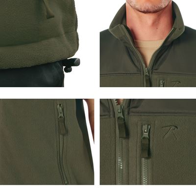 Vest fleece SPEC OPS tactical OLIVE DRAB