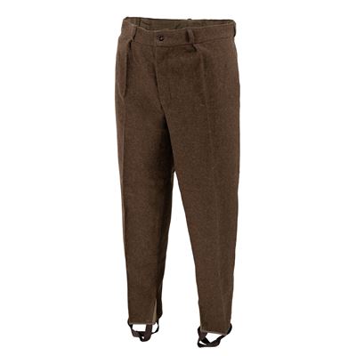 Bulgarian wool trousers, BROWN
