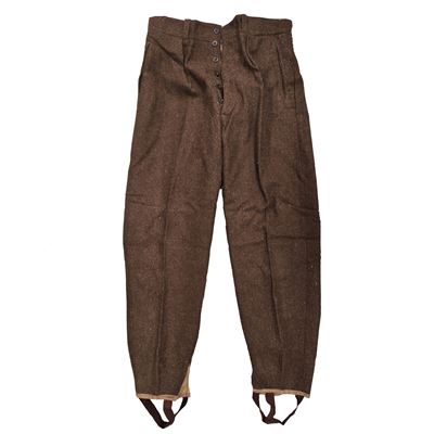 Bulgarian wool trousers, BROWN