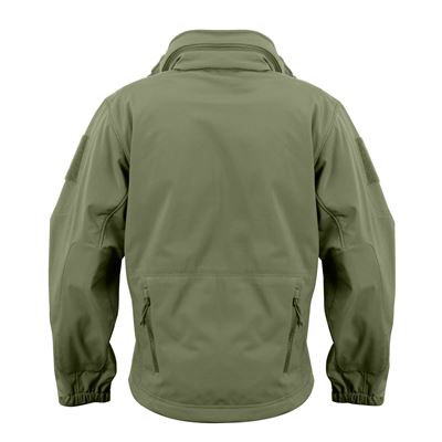 TACTICAL hooded jacket softshell OLIVE