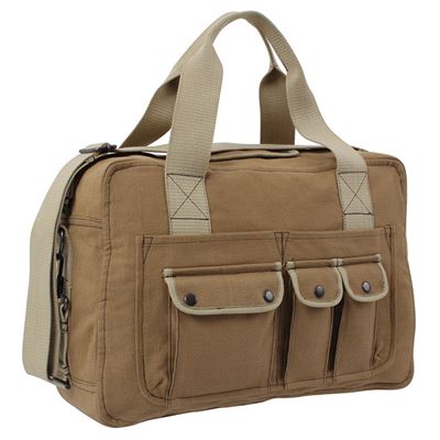 TWO TONE bag over shoulder / hand to BROWN