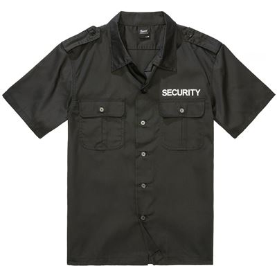 Security US Shirt Short Sleeve BLACK