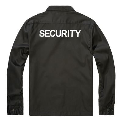Security US Shirt Long Sleeve BLACK