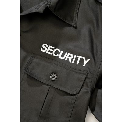 Security US Shirt Long Sleeve BLACK