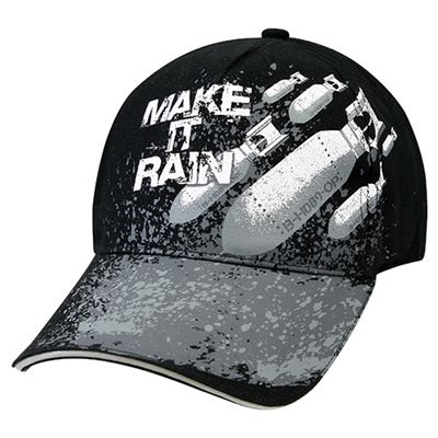 Hat DELUXE MAKE RAIN IN BLACK BASEBALL