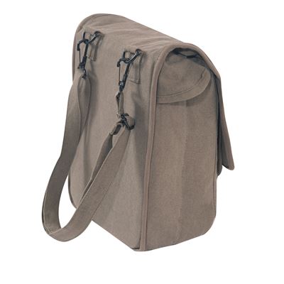 Vintage Canvas Map Case Shoulder Bag SAGE
