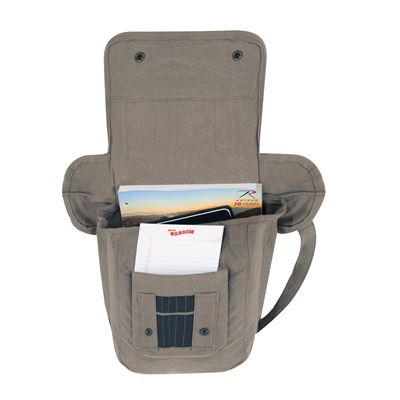 Vintage Canvas Map Case Shoulder Bag SAGE