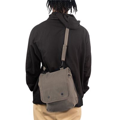 Vintage Canvas Map Case Shoulder Bag SAGE