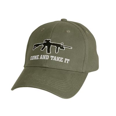 BASEBALL cap "COME AND TAKE IT"E OLIVE