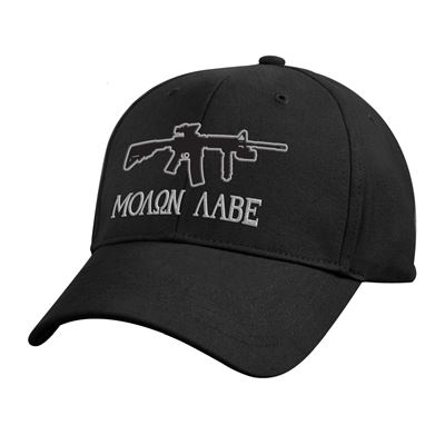 Molon Labe Deluxe Low Profile Baseball Cap BLACK