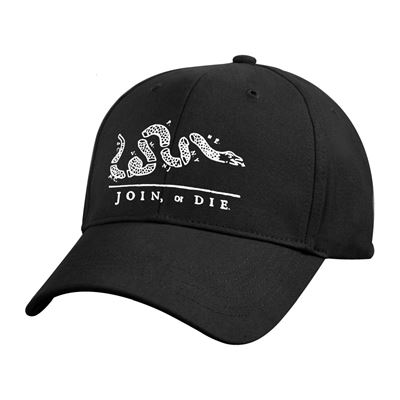 Join or Die Deluxe Low Profile Cap BLACK