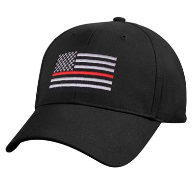 Thin Red Line Flag Low Profile Cap BLACK