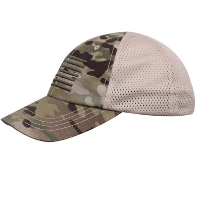 Tactical Mesh Back Cap With Embroidered US Flag MULTICAM® ROTHCO 9955 2