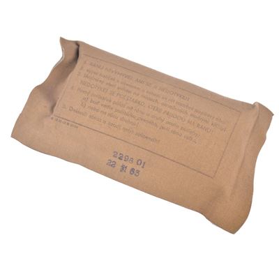 Pocket bandage II ČSLA in a waterproof package